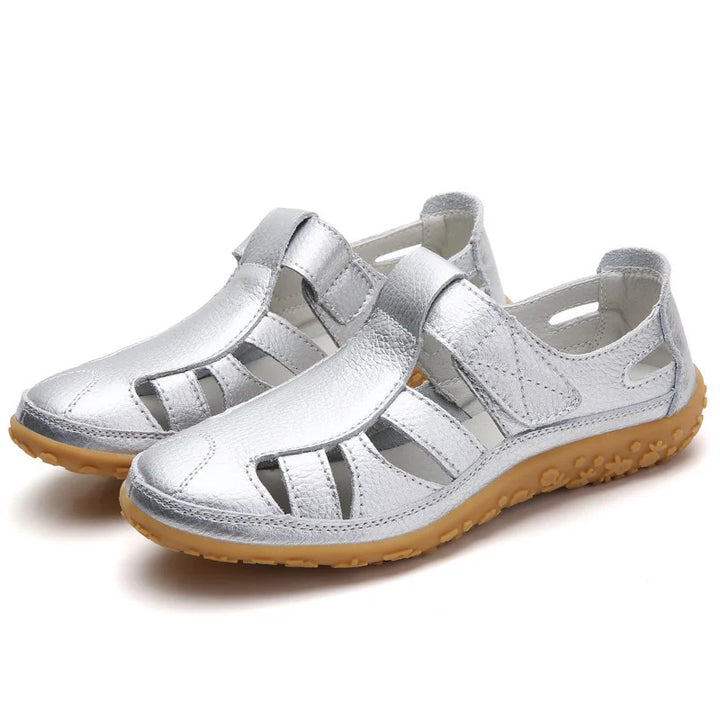 Women's Orthopaedic Retro Cutout Sandals Non-Slip Hook Loop