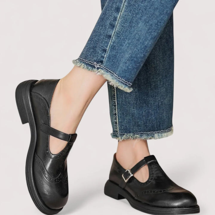 Women's Orthopaedic Mary Jane Shoes Buckle Strap