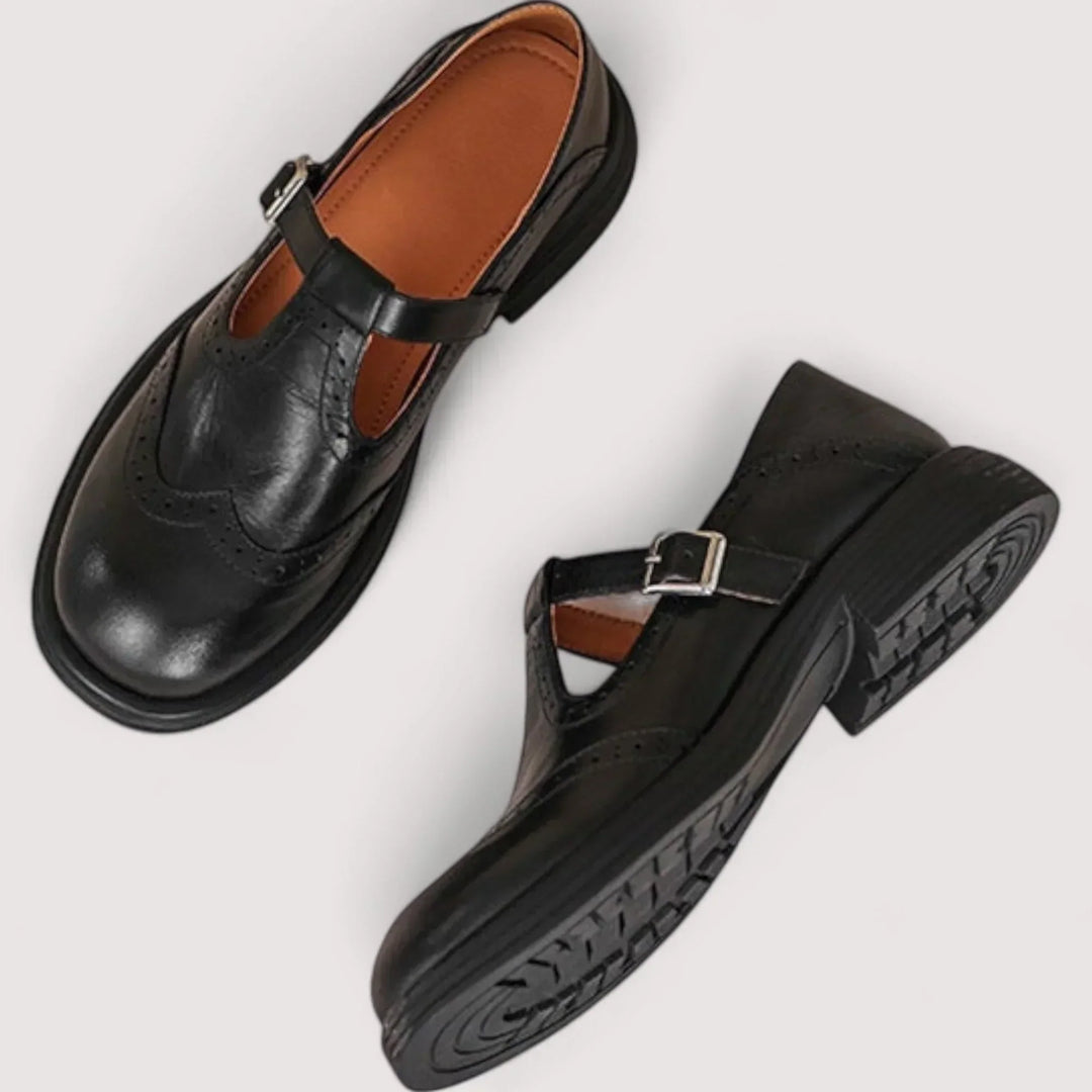Women's Orthopaedic Mary Jane Shoes Buckle Strap