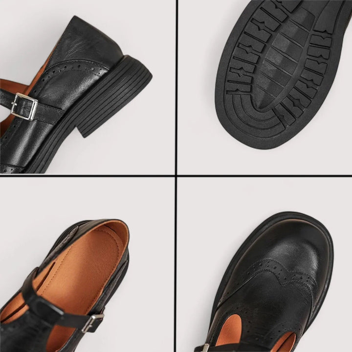 Women's Orthopaedic Mary Jane Shoes Buckle Strap