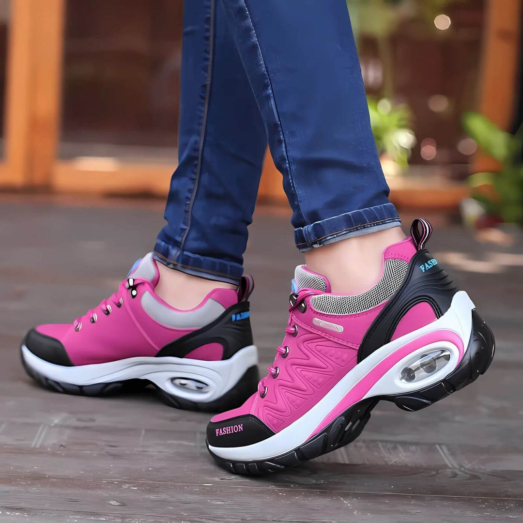 Women's Orthopaedic Air Cushion Platform Shoes Lace-Up
