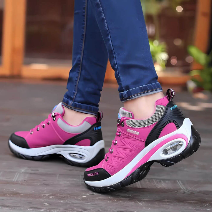 Women's Orthopaedic Air Cushion Platform Shoes Lace-Up