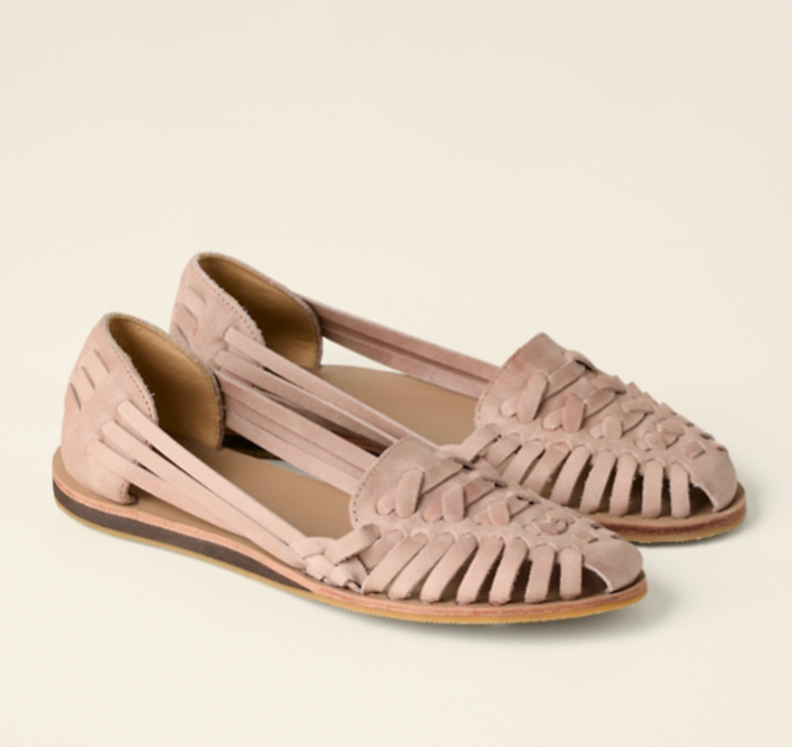 Women's Orthopaedic Flat Woven Leather Sandals