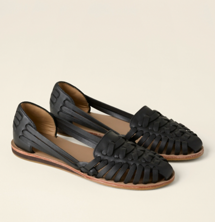 Women's Orthopaedic Flat Woven Leather Sandals