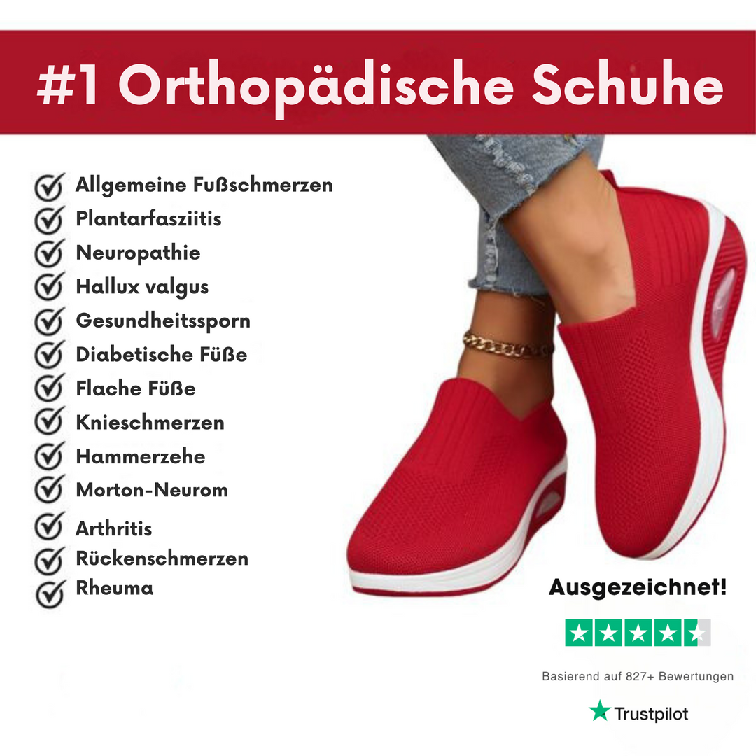 Women's Orthopaedic Slip-On Shoes Air Cushion Platform
