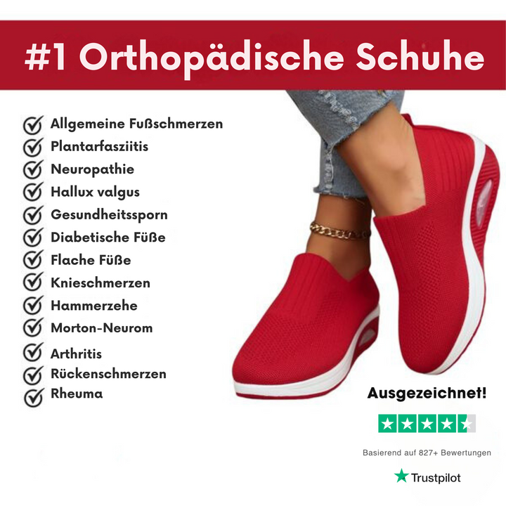 Women's Orthopaedic Slip-On Shoes Air Cushion Platform