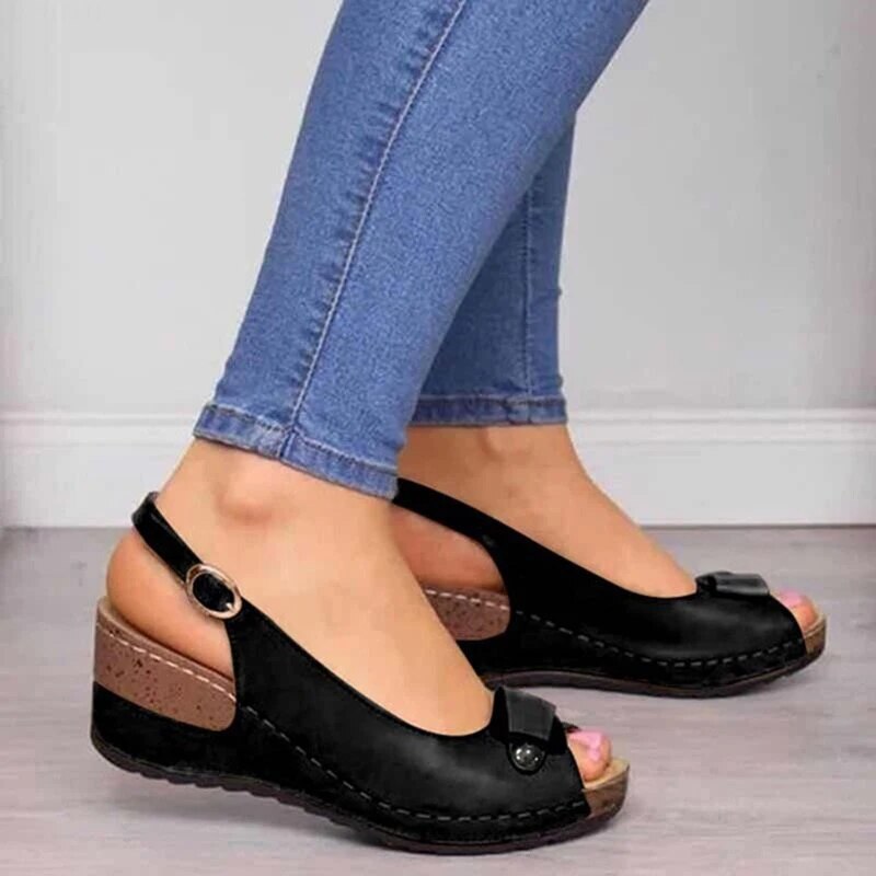 Women's Orthopaedic Wedge Slingback Sandals Open Toe