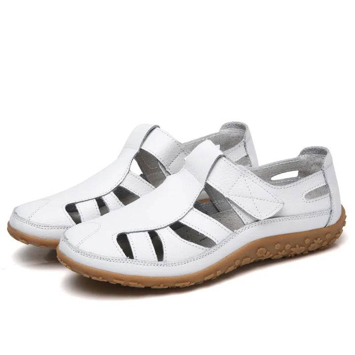 Women's Orthopaedic Retro Cutout Sandals Non-Slip Hook Loop
