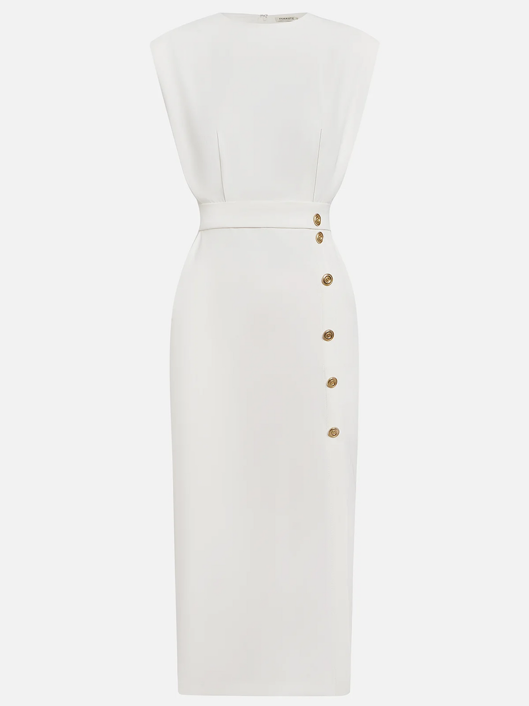 Women's Midi Dress with Relaxed Fit and Versatile Style