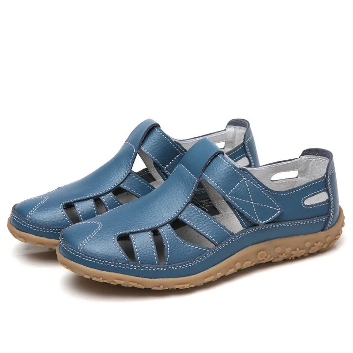 Women's Orthopaedic Retro Cutout Sandals Non-Slip Hook Loop