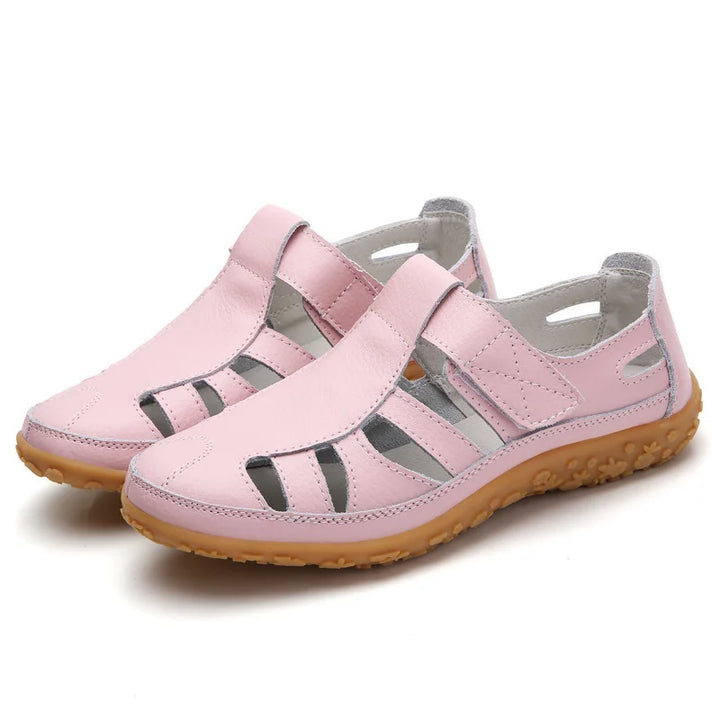 Women's Orthopaedic Retro Cutout Sandals Non-Slip Hook Loop
