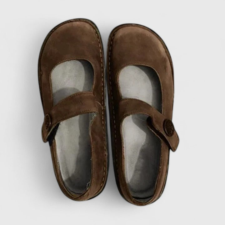 Women's Orthopaedic Mary Jane Shoes Wide Fit