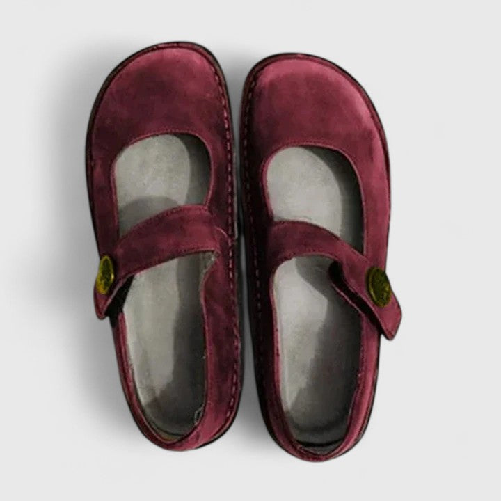 Women's Orthopaedic Mary Jane Shoes Wide Fit