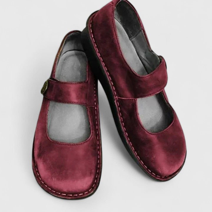 Women's Orthopaedic Mary Jane Shoes Wide Fit