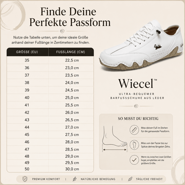 Women's Orthopaedic Barefoot Leather Shoes Wide Toe Box