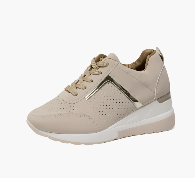 Women's Orthopaedic Wedge Trainer Shoes Lace-Up